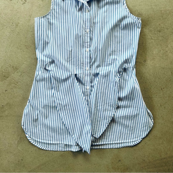 Calvin Klein sleeveless tie-waist shirt - Picture 5 of 8
